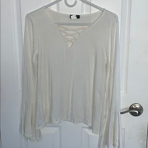 White long sleeve shirt